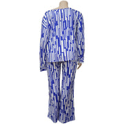 Plus Size Fat Women Two-piece Suit 4xl Ladies Set Tops Pants