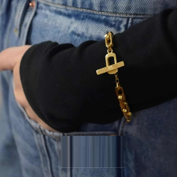 Square 316L Steel Bracelets Necklace For Men And Women