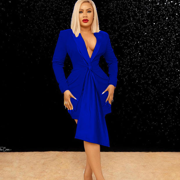 Autumn Commuter Suit Jacket Half Skirt Two-piece Suit Short Skirt Suit