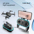 V20 RC Drone WIFI FPV 6K HD Dual Camera Gesture Photo Quadcopter 2 Battery,Suitable For Beginners.,Logistics Is Randomly Sent By UPS,USPS,uni,gofo