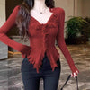 Slim Fit Slimming Niche Chic Cardigan Top