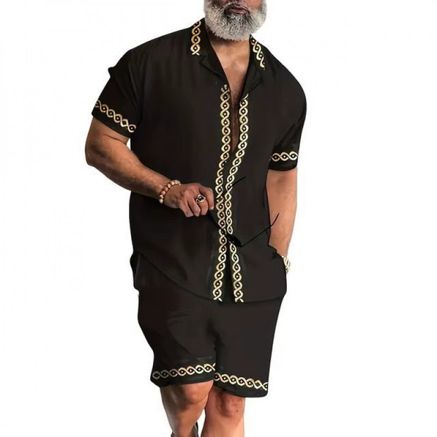 Men's Fashion Personality 3D Digital Printing Suit