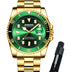 BINBOND Watches for Men Stainless Steel Rotatable Bezel Classic Dress Waterproof Luminous Luxury Big Face Business Date Mens Wrist Watch Douson Odeh