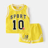 Children's Basketball Clothing Suits Baby Vest Suit Boys Sweatshirt Two-piece Summer Style Tide