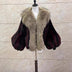 Mid-length Mink-like Wool Leopard Print Coat