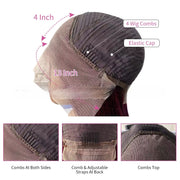 Real Human Hair Former Lace Head Cap Gradient Wig