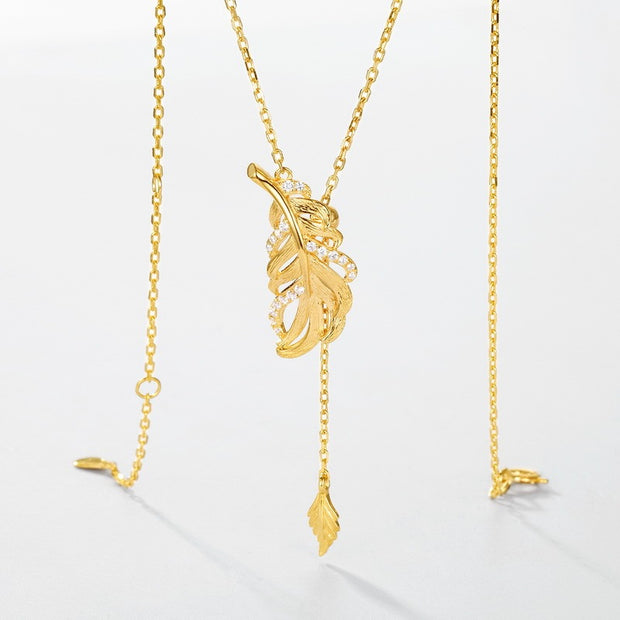 Simple Style Personalized Leaf Clavicle Chain