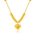 Gold Yellow Love Golden Balls All-match Necklace