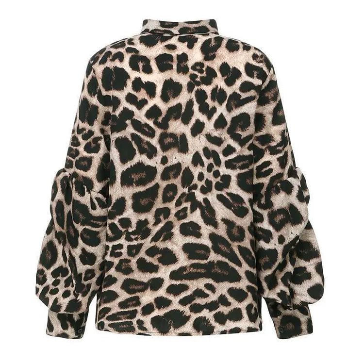 Women Sexy Leopard Print  Tops Douson Odeh