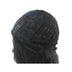 Black mid-length long curly hair ladies hood