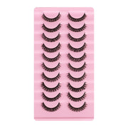False Eyelashes, DD Curve, Thick, Eyelash, Ten Pairs