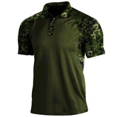 Polo Shirt Lapel Zipper Short-sleeved T-shirt Men Douson Odeh