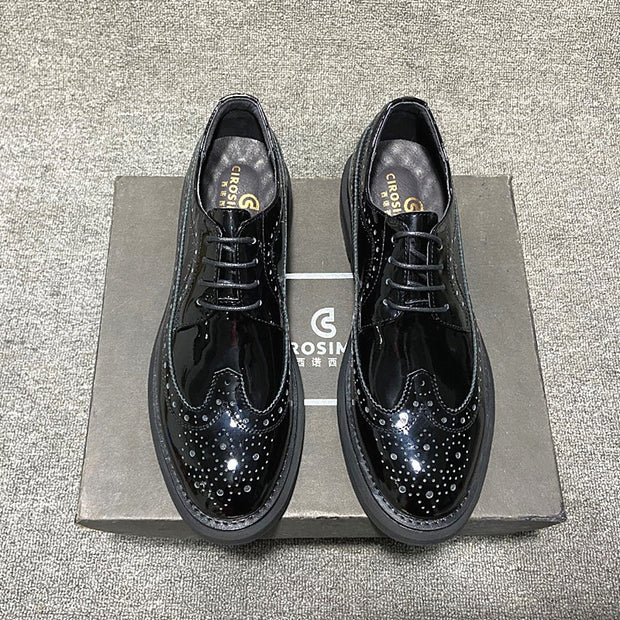 Men's Shoes Summer Leather Shoes Men's Casual Business Formal Wear