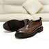 Brogue Men's Shoes Thick Bottom Height-increasing Leather Leather Shoes Douson Odeh