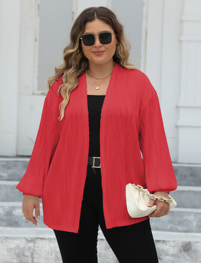 Wave Stripes Casual Loose Jacket Comfortable Top