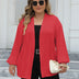 Wave Stripes Casual Loose Jacket Comfortable Top