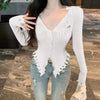 Slim Fit Slimming Niche Chic Cardigan Top