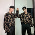 Trendy Men's Shirt Gold 3D Long Sleeve Shirt Trendy Men Douson Odeh