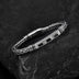 Sterling Silver Hand-woven Inlaid Zircon Hemp Rope Bracelet