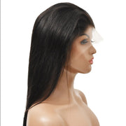 Black Female Front Wig Thin Invisible HD Lace Human Hair