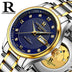 Genuine Rui edge watches men's automatic mechanical watches business men's watch luminous hollow water-proof fine steel Douson Odeh