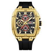 Watch Men's Arc Mirror Multi-layer Hollow