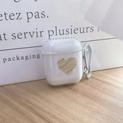 Earphone Sleeves 3 Generation Bluetooth Earbuds Case Applicable To Tpu Transparent Soft Shell Graffiti Love Heart