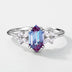 Women's Simple Cultivation Alexander Stone Ring