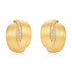 Frosted Brushed Geometric Ear Studs Women