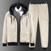Winter Silver Fox Velvet Plus Size Sweatshirt And Sweatpants Two-piece Set Douson Odeh