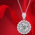 S925 Silver Necklace With Moissanite Pendant