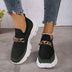 Women's Mesh Chain Slip Ons