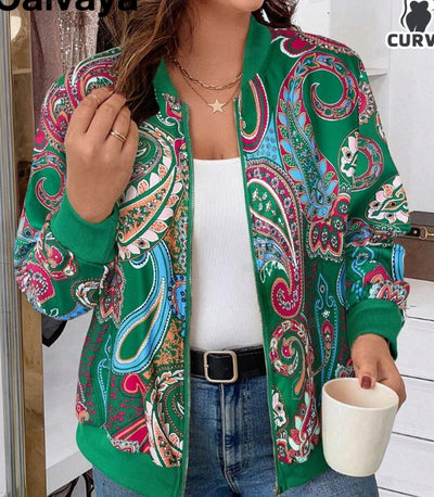 Minimally Casual Printed Women's Jacket