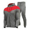 Men's Casual Zipper Suit Cardigan Sweater Sportswear Suit