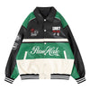 Leather Disc Style Coat Loose Windproof