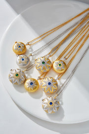 925 Silver Lace Photo Clip Necklace