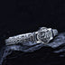 S925 Sterling Silver Vintage Hand-woven Domineering Lion Bracelet Ethnic Style
