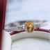 Citrine Silver Bracelet S925 Sterling Silver Inlaid Diamond