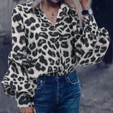 Women Sexy Leopard Print  Tops Douson Odeh