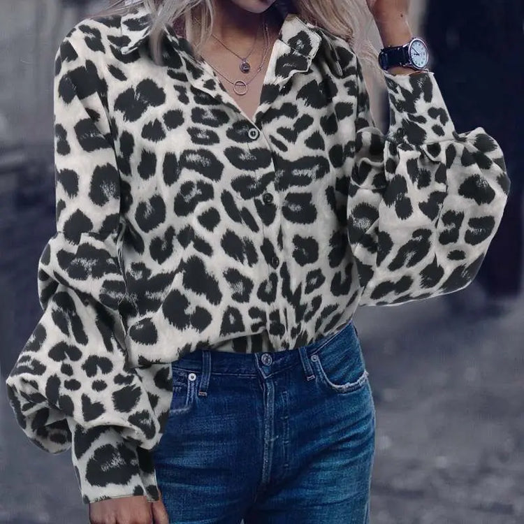 Women Sexy Leopard Print  Tops Douson Odeh