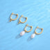 French Style S925 Sterling Silver Natural Pearl Earrings