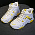 High-top sneakers, white shoes, women Douson Odeh