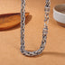 S925 Sterling Silver Handmade Hemp Rope Necklace For Men