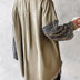 Women'S Long Sleeved Denim Jacket With Sequin Patchwork