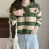 Autumn New Fashion Striped Clothes Women Douson Odeh