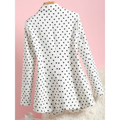 Suit Jacket Women's Waist Slimming New Print Spring And Autumn