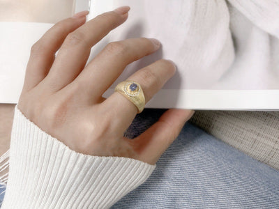 S925 Sterling Silver Zircon Ring