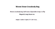 Shoulder Bag Casual Crossbody Bag Woven Bag Underarm Dumpling Bag