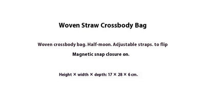 Shoulder Bag Casual Crossbody Bag Woven Bag Underarm Dumpling Bag