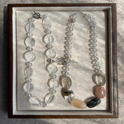 Natural Crystal Rough Stone Vintage Necklace
